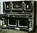 明治30年代のアップライトピアノ