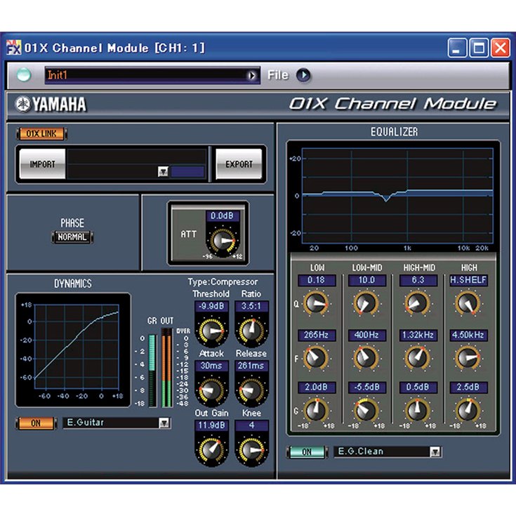 YAMAHA デジタルミキサー 01x インターフェース MIDI