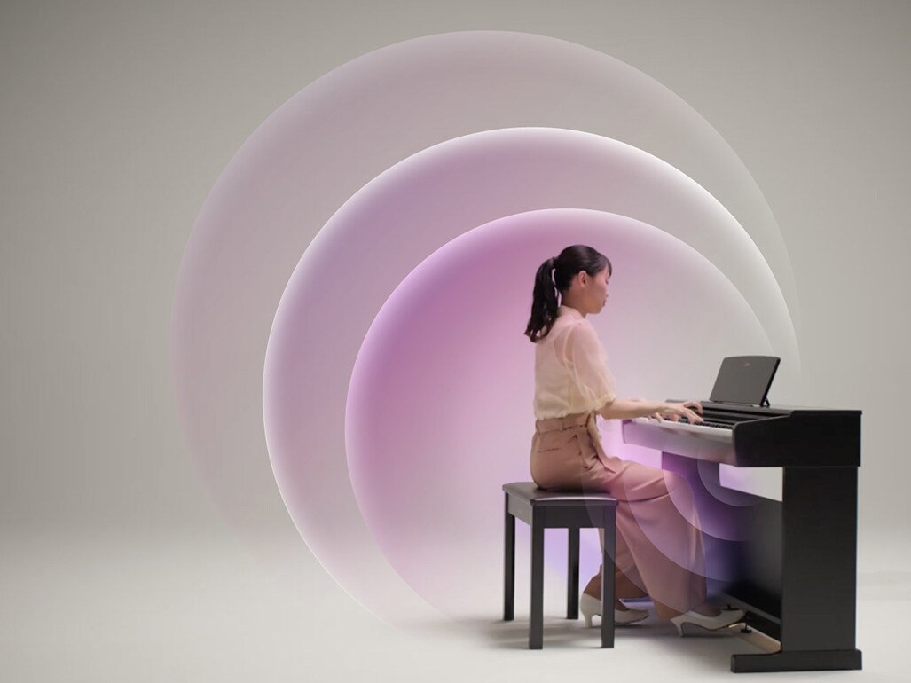 ARIUSから音が広がる様子