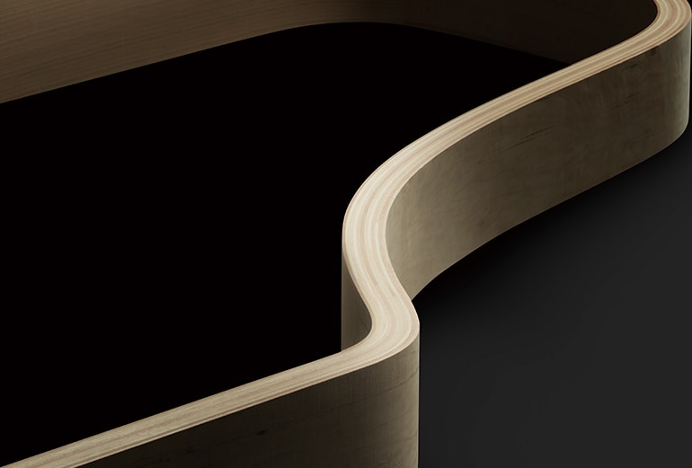 骨格部分である曲練支柱の特長画像