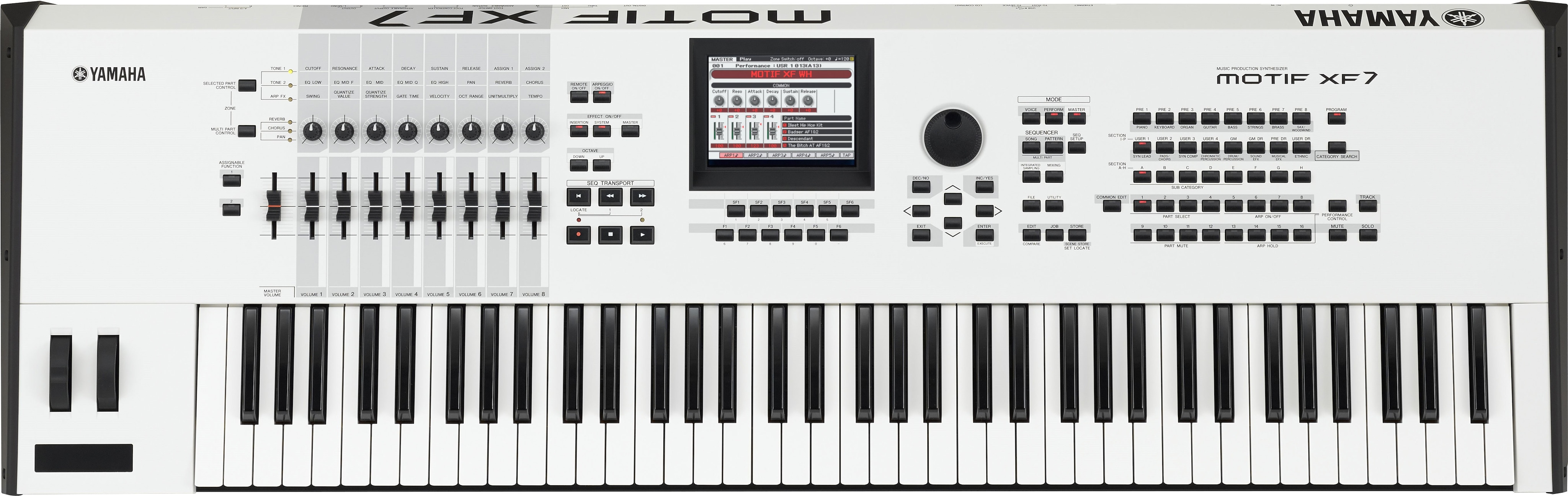 YAMAHA MOTIF XF7用純正ハードケース - 鍵盤楽器