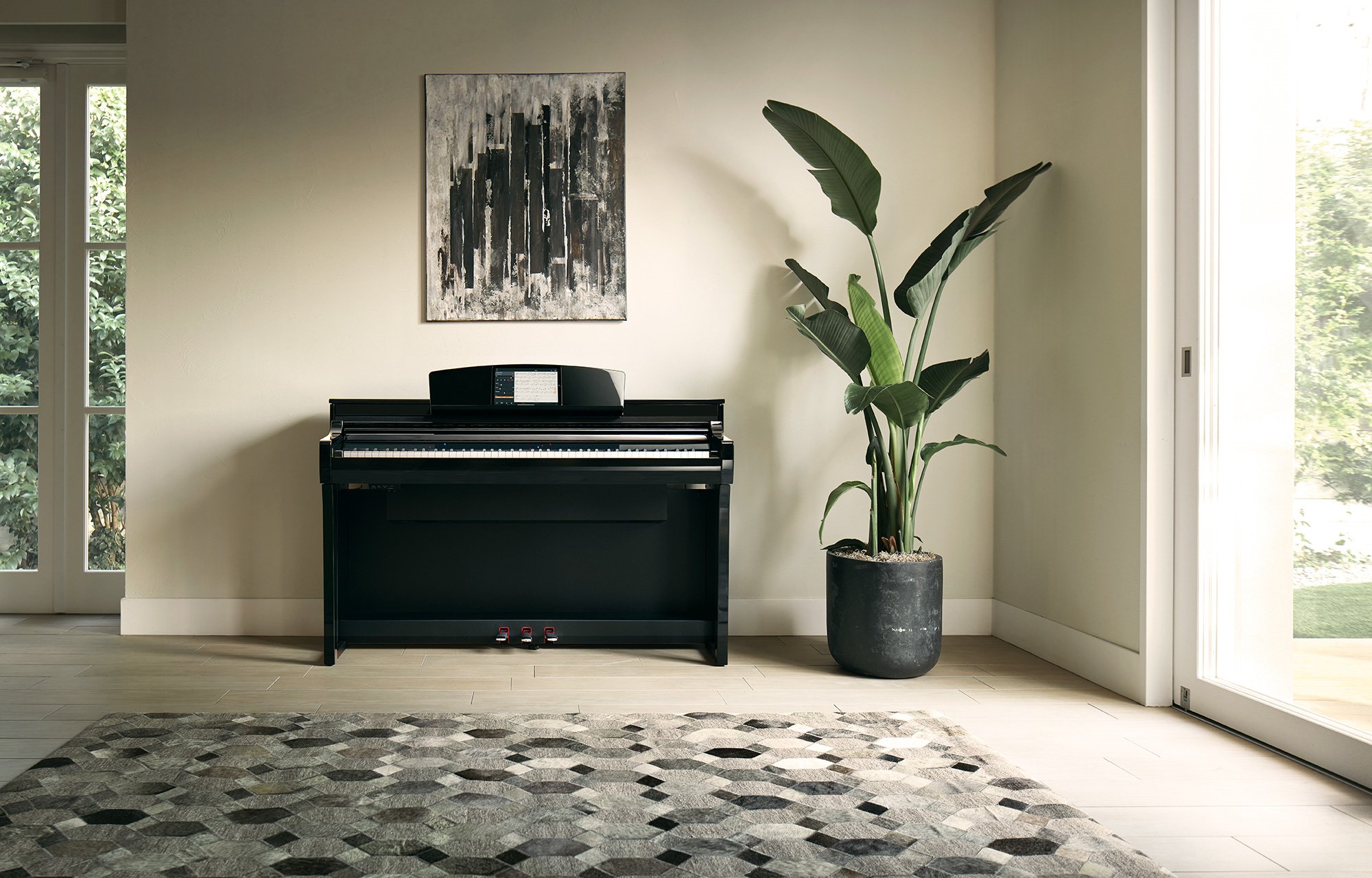 メゾピアノ YAMAHA CSP-275PE 黒鏡面艶出し仕上げ 電子ピアノ クラビノーバ