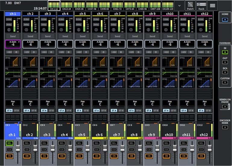 Bay L/C画面：Overview（DM7シリーズ）