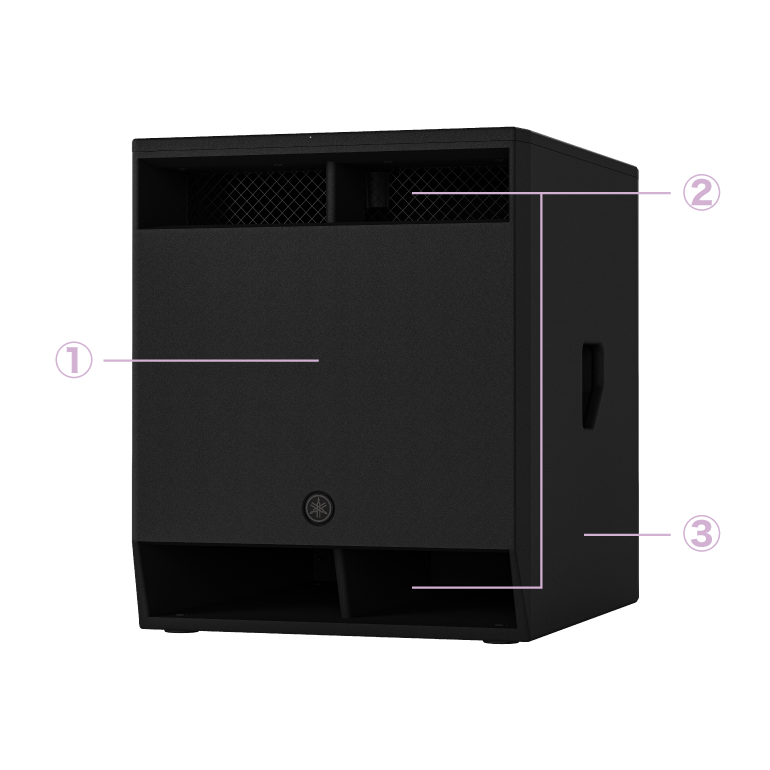 どこまでもリニアな超低域を実現するアコースティックデザイン