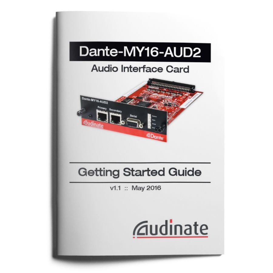ヤマハ | DANTE-MY16-AUD2 - インターフェース - ダウンロード
