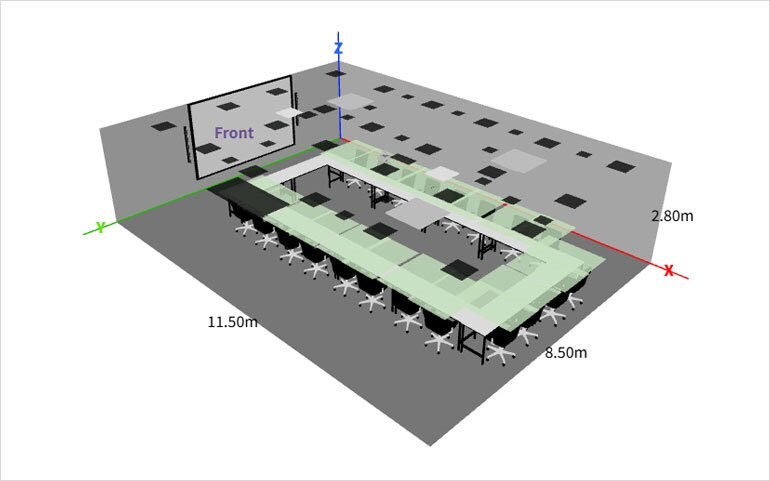 Browser UI showing Auto Design and Setup for Voice Lift from ProVisionaire Plan to ADECIA