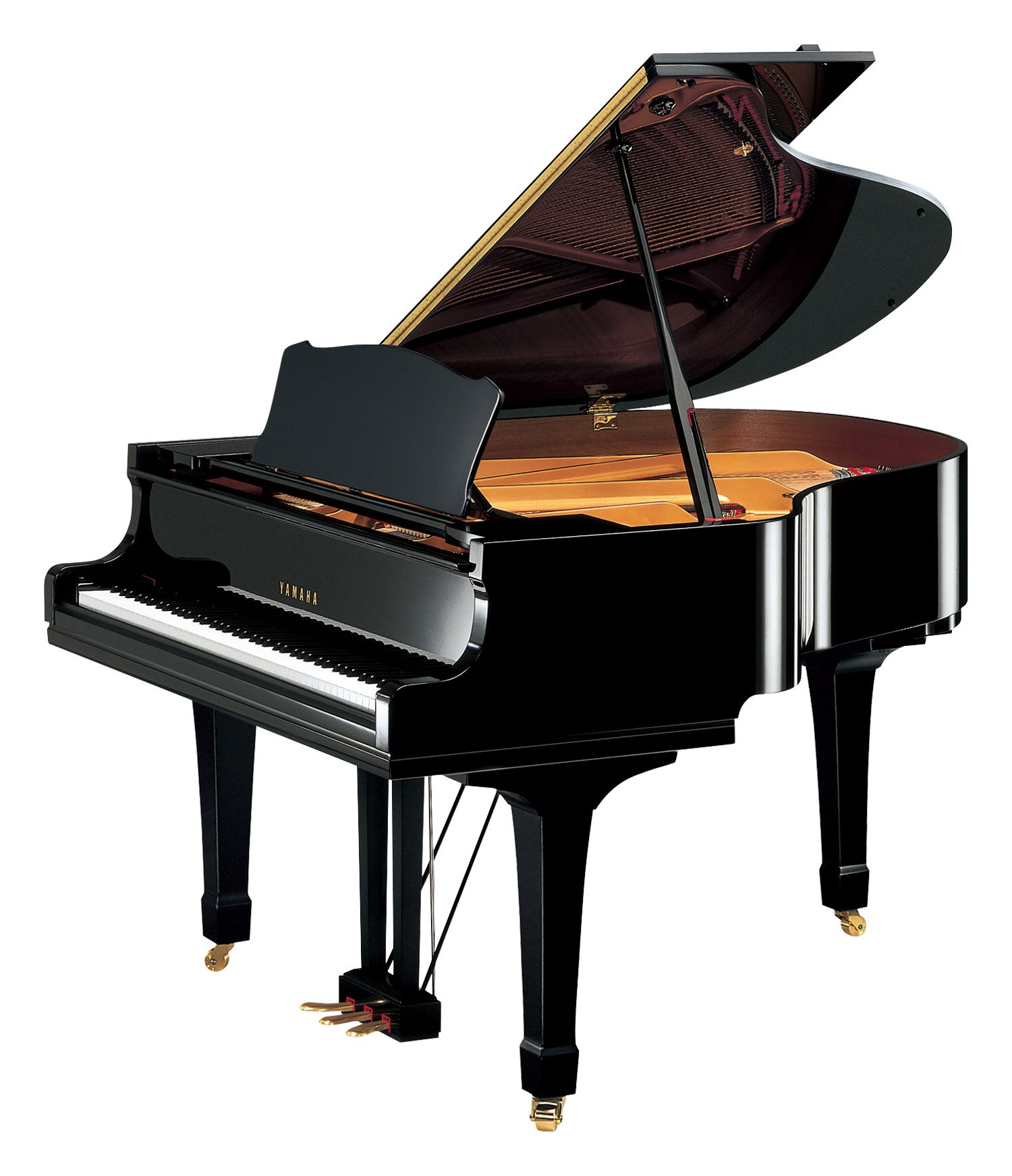 ヤマハの昔の１つのブランドであるカイザーのグランドピアノ - 鍵盤 