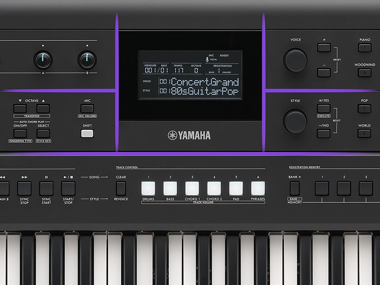 ヤマハ キーボード Amazon.com: Yamaha 61 Touch Sensitive Keys Portable Keyboard for