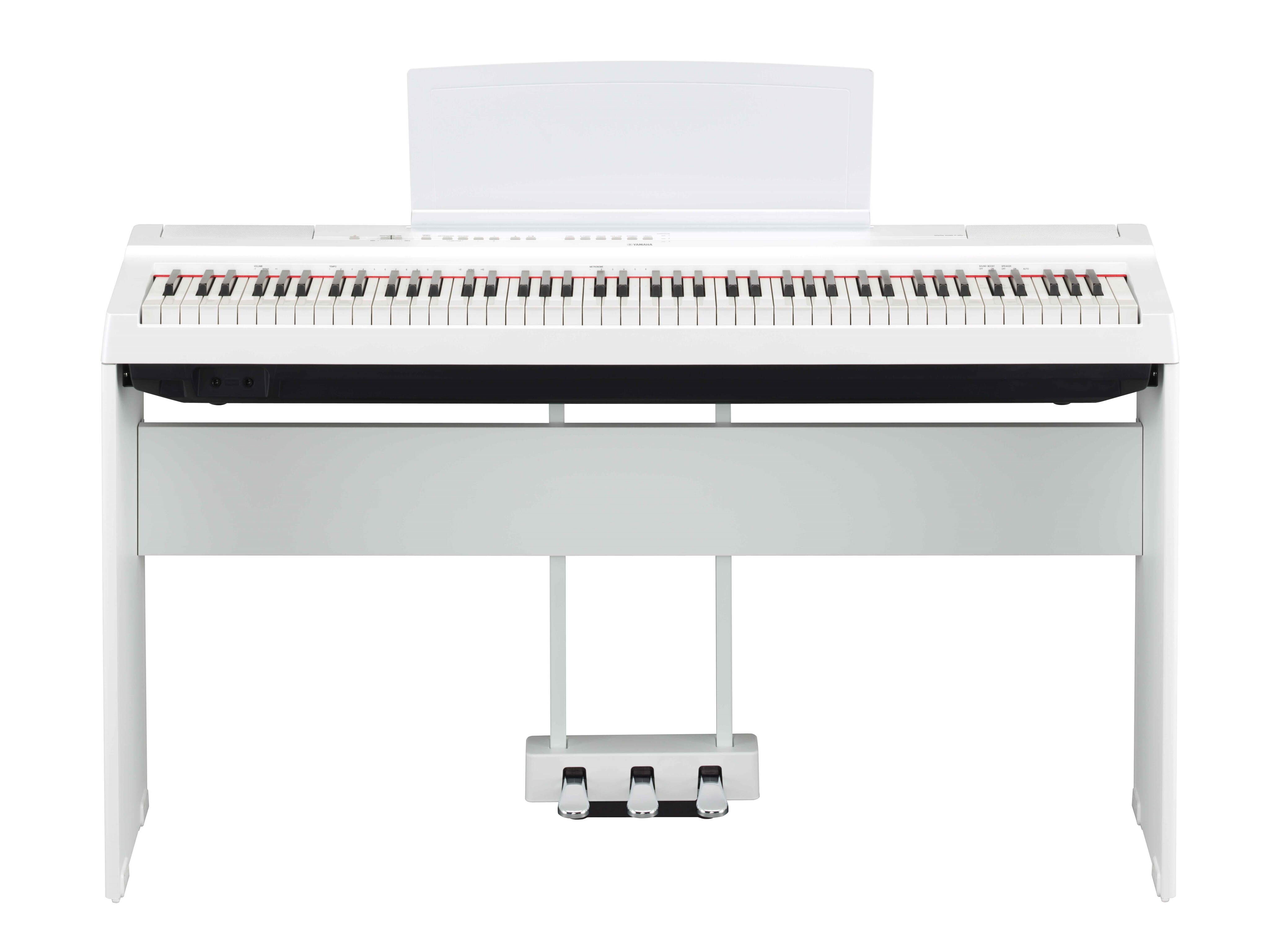 スプリット YAMAHA P-125a WH ホワイト 電子ピアノ 88鍵盤 Xスタンド