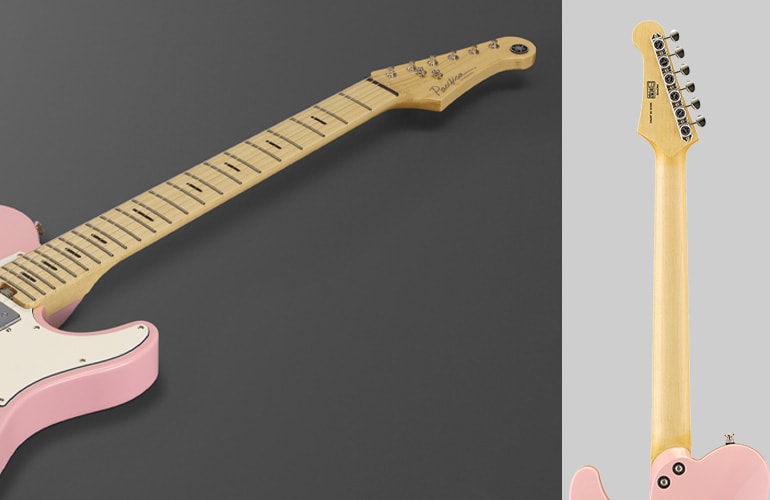 Pacifica SC Professionalのネック形状の拡大写真