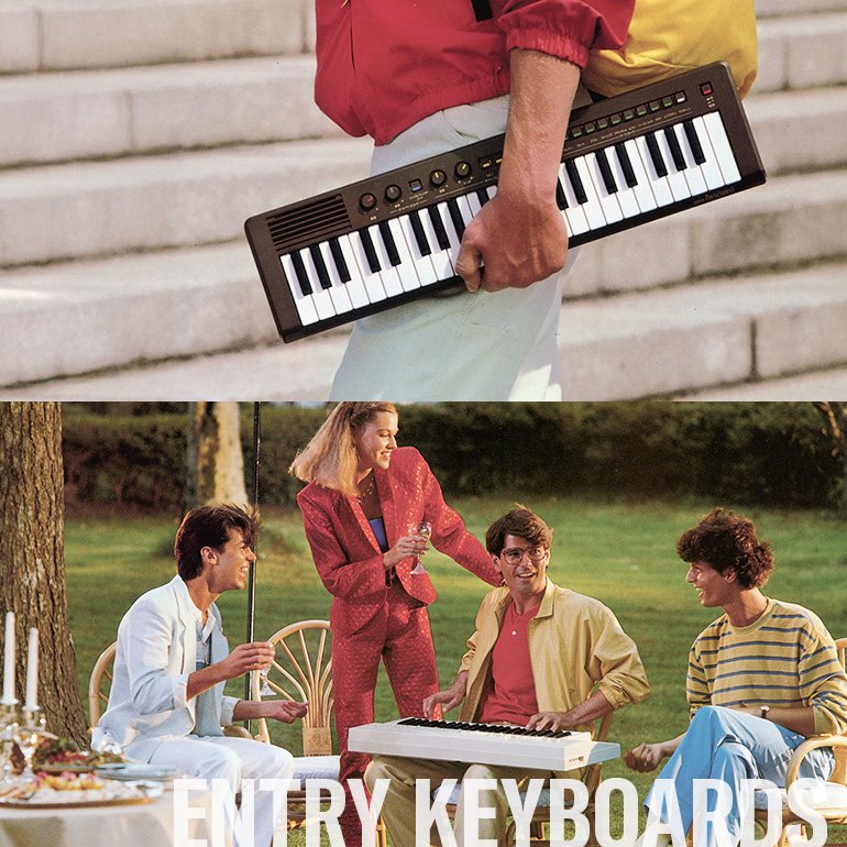ヤマハ | Entry Keyboards: 音楽人口の裾野を広げるために - ヒストリー