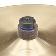 Image of mounted cymbal (washer and nut)