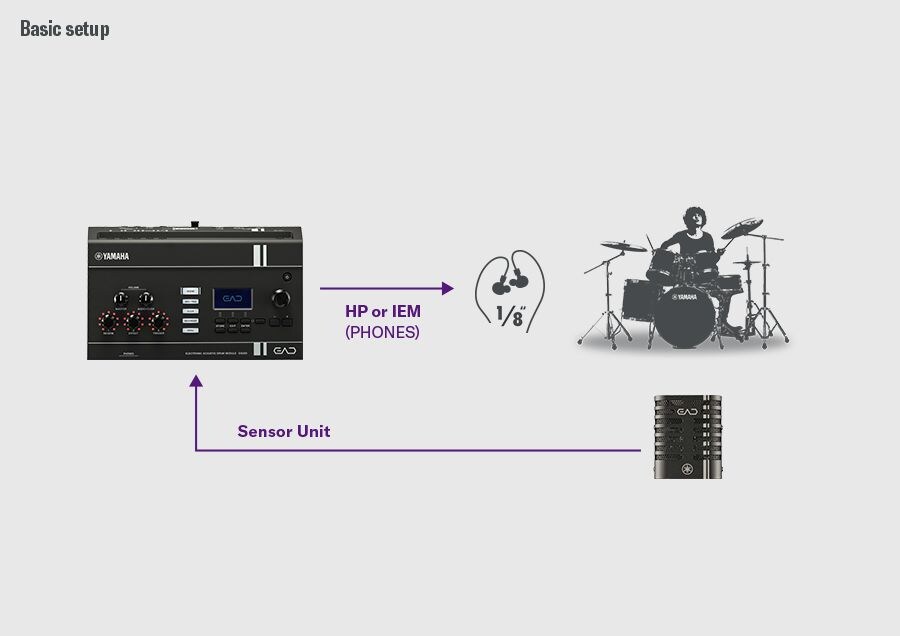基本的なEAD20セットアップを示す図。