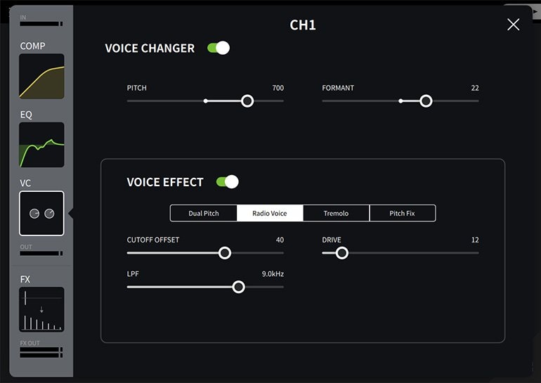 VC (VOICE CHANGER) - CH1