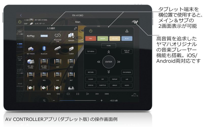 ヤマハ | BD-A1060 - ブルーレイディスクプレーヤー - 概要