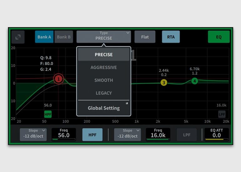 4種類のEQ