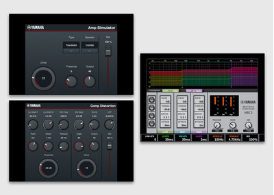 Amp Simulatorおよびサチュレーションエフェクト