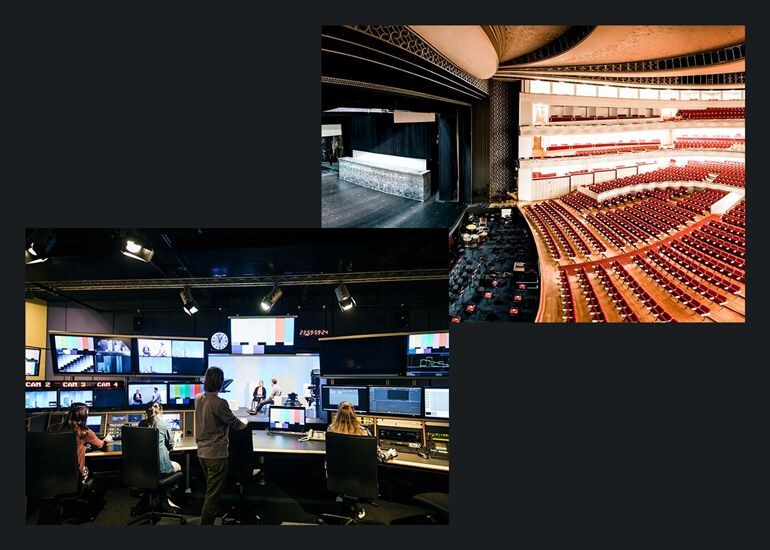 BroadcastおよびTheatreアプリケーション