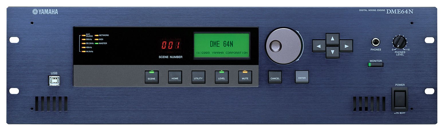 特別価格YAMAHA DME64N デジタルミキシングエンジン 音響 システム オーディオ ヤマハ ジャンク O6465017 ミキサー