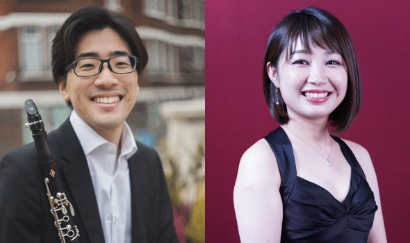 左:久保田 智巳 右:小澤 佳永(ピアノ)