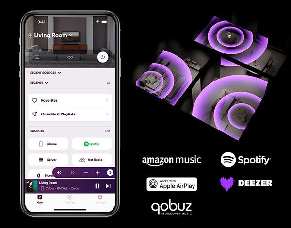 ワイヤレスネットワーク機能「MusicCast」イメージ