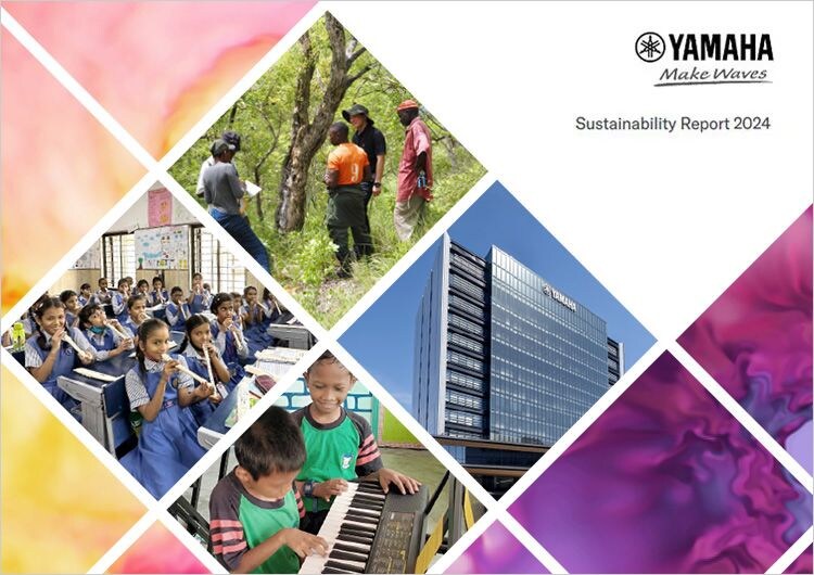 ヤマハ サステナビリティレポート 2024の表紙