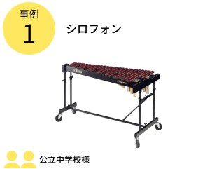 事例1：シロフォン　公立中学校様