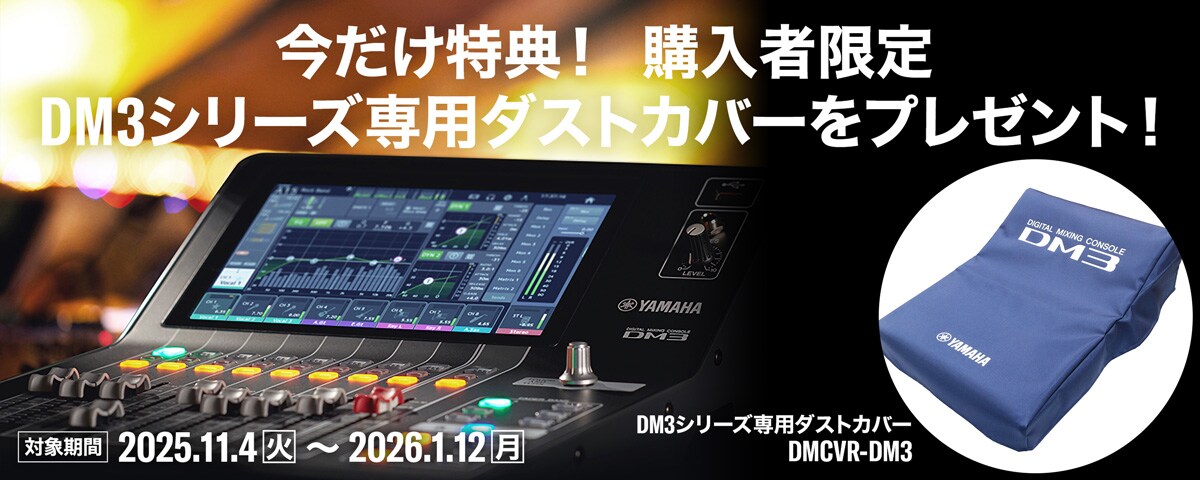 今だけ特典! 購入者限定DM3専用ダストカバーをプレゼント!