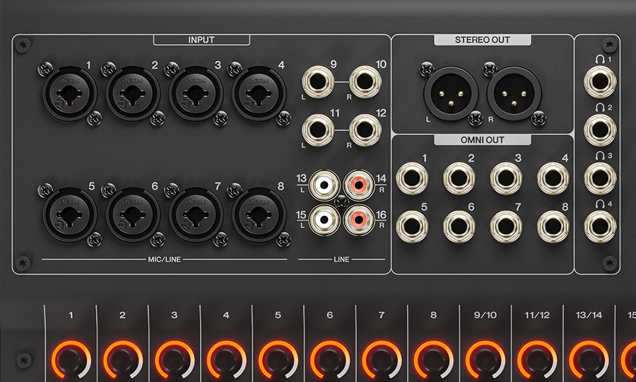 Yamaha MGX16: 必要なものはすべて揃っている