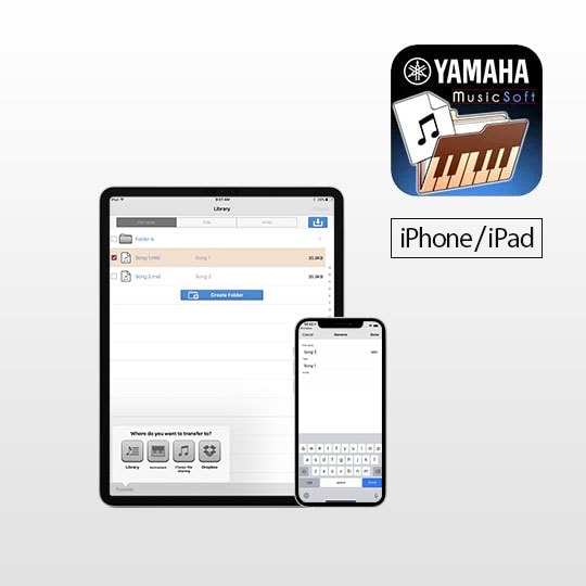 ヤマハ      ポータブルキーボード   アプリ