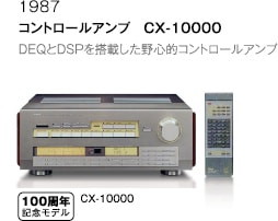 1987 - コントロールアンプ　CX-10000 DEQとDSPを搭載した野心的コントロールアンプ