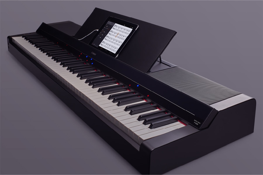 P-S500　無料アプリ「スマートピアニスト」と接続
