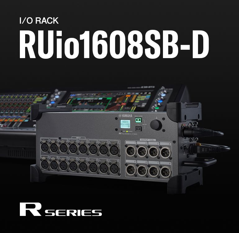ヤマハ | RUio1608SB-D - インターフェース - 概要