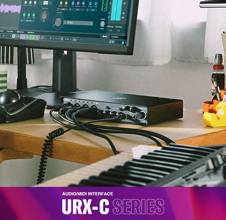 ヤマハ | URX-C Series - AUDIOインターフェース／MIDI