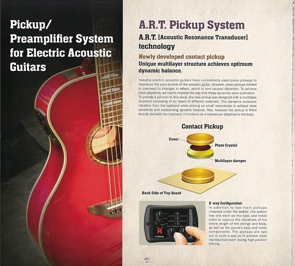 ピックアップシステム 胴鳴りを忠実に再現するARTシステム