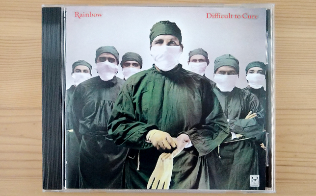 リッチー・ブラックモア率いるレインボーのアルバム５作目「治療不可（Difficult to Cure）」（1981年、ユニバーサル）